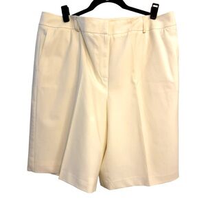 Talbots Women's Cream Bermuda Shorts